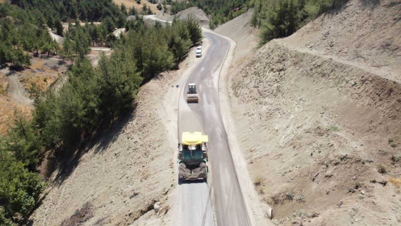 Ali Kayası’na Ulaşım Sağlayan Yol Asfaltlanıyor