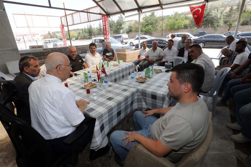 Başkan Yaşar Mermerci Esnafıyla Buluştu