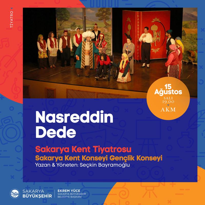 Nasreddin Dede tiyatrosu AKM’de sahnelenecek