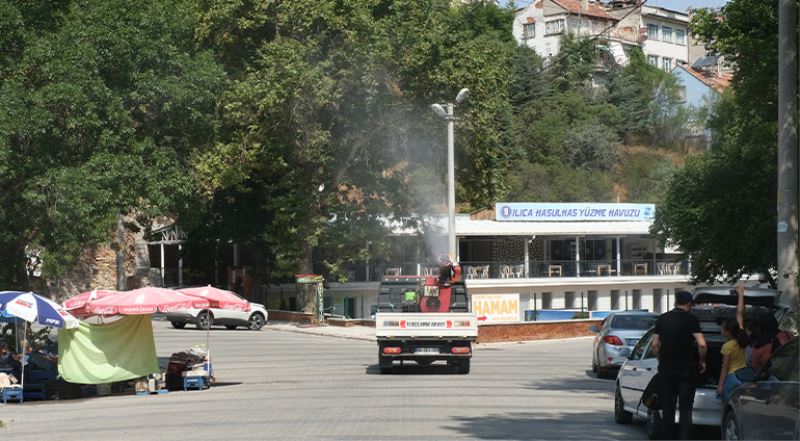 ILICA’DA İLAÇLAMA ÇALIŞMASI