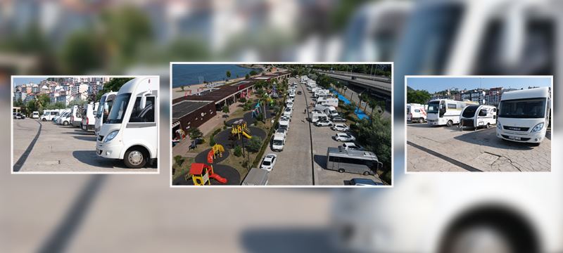 KARAVAN TUTKUNLARININ UĞRAK YERİ GİRESUN OLDU