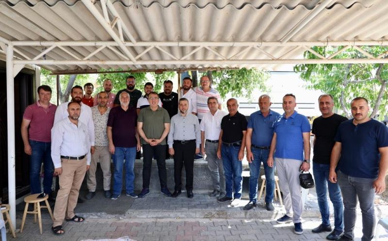 Ak Parti Milletvekili Özgün Ve Belediye Başkanı Savran Esnaf Ziyaretlerinde Bulundu