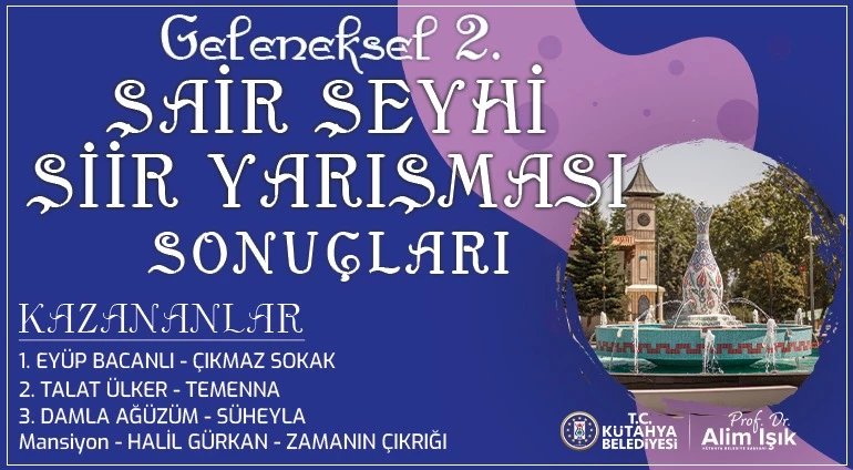 Geleneksel 2. Şair Şeyhi Şiir Yarışması Sonuçları
