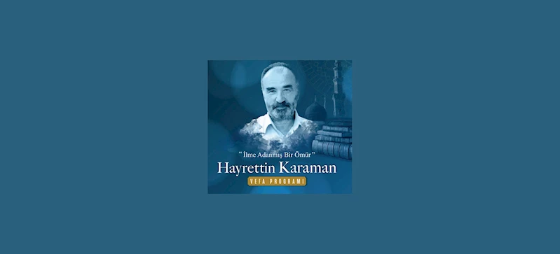 YILDIRIM BELEDİYESİ’NDEN HAYRETTİN KARAMAN’A VEFA PROGRAMI