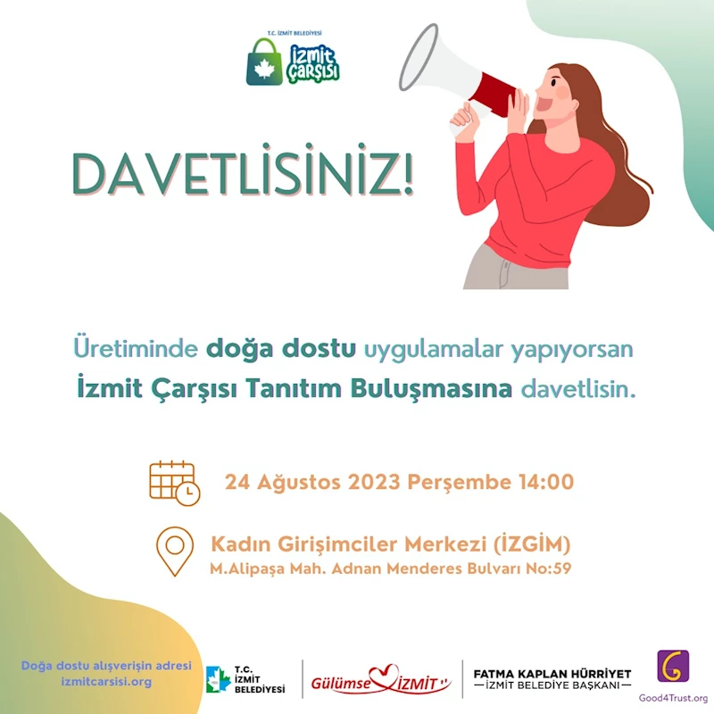 İZMİT ÇARŞISI’NDA ÜRETİCİLER İLE TÜRETİCİLER TANITIM BULUŞMASINDA BİR ARAYA GELECEK