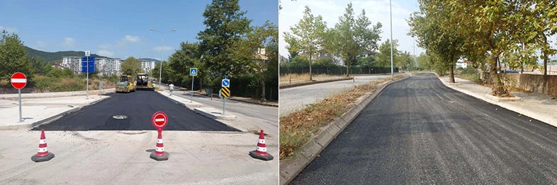 Yenikent Mehmet Akif Ersoy Caddesi yenileniyor