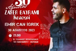 EMİR CAN İĞREK SAHNE ALACAK