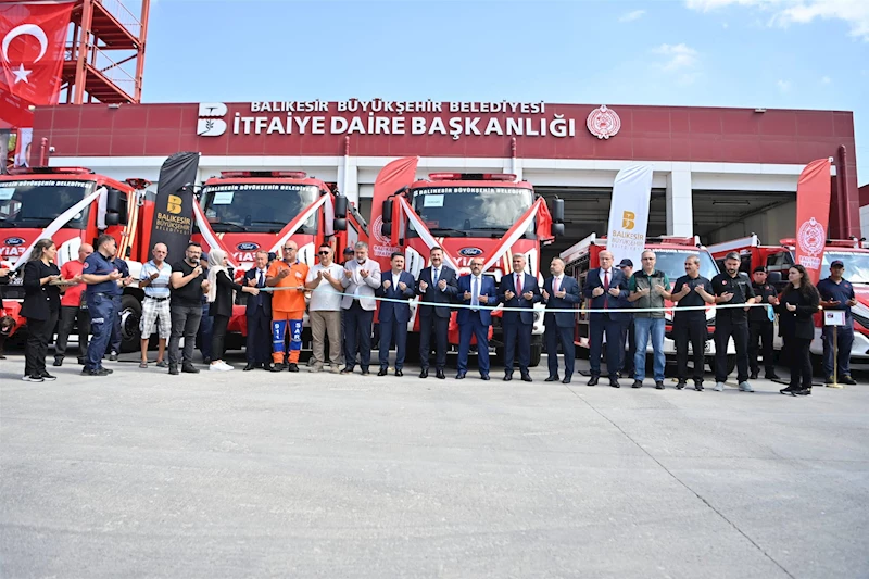 İtfaiye Teşkilatına 42 Milyon Liralık Yeni Envanter Desteği