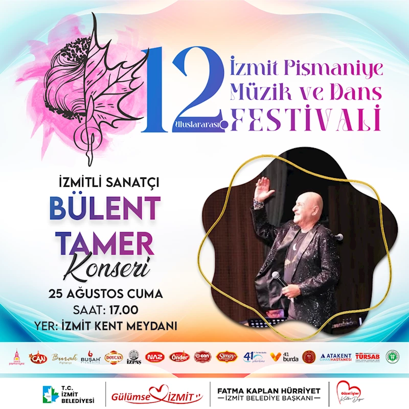 PİŞMANİYE FESTİVALİNDE BÜLENT TAMER MÜZİK SEVERLERLE BULUŞACAK