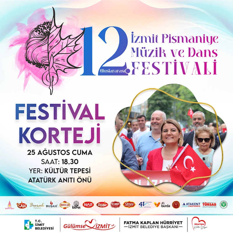 ‘EN RENKLİ FESTİVAL KORTEJİ’ KÜLTÜR TEPESİ ATATÜRK ANITI ÖNÜNDEN BAŞLAYACAK