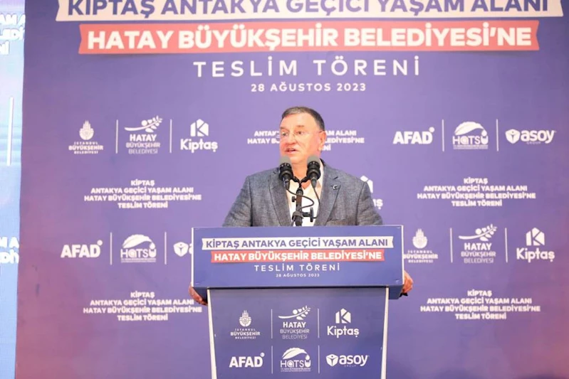 HBB VE İBB İŞBİRLİĞİ İLE KİPTAŞ’IN YAPTIĞI 201 KONUT DEPREMZEDELERE TESLİM EDİLDİ