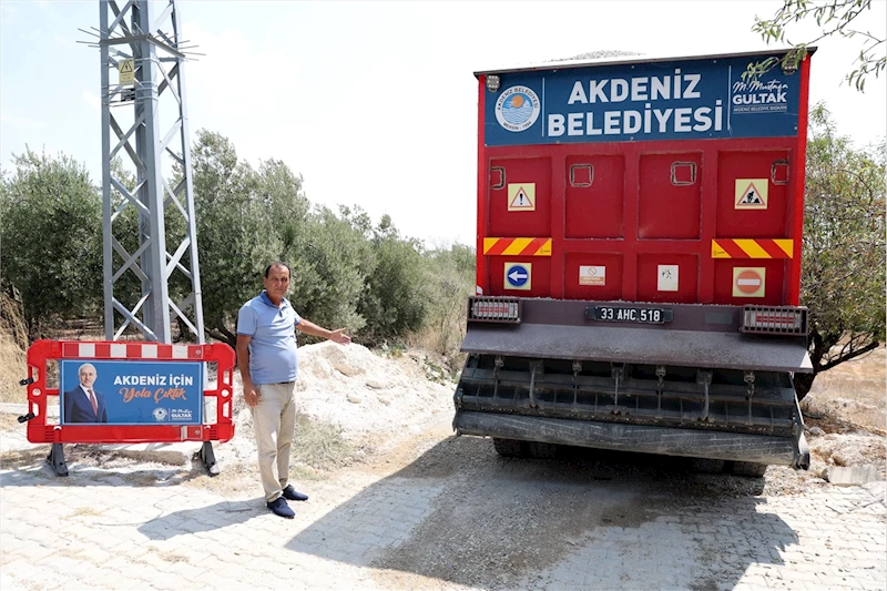 CAMİLİ MAHALLESİNİN BAHÇE YOLLARI SATHİ ASFALT İLE KAPLANIYOR