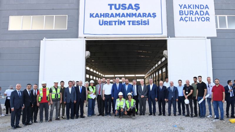 Güngör ve Bolat, Uçak Parçaları Üretim Tesisini İnceledi