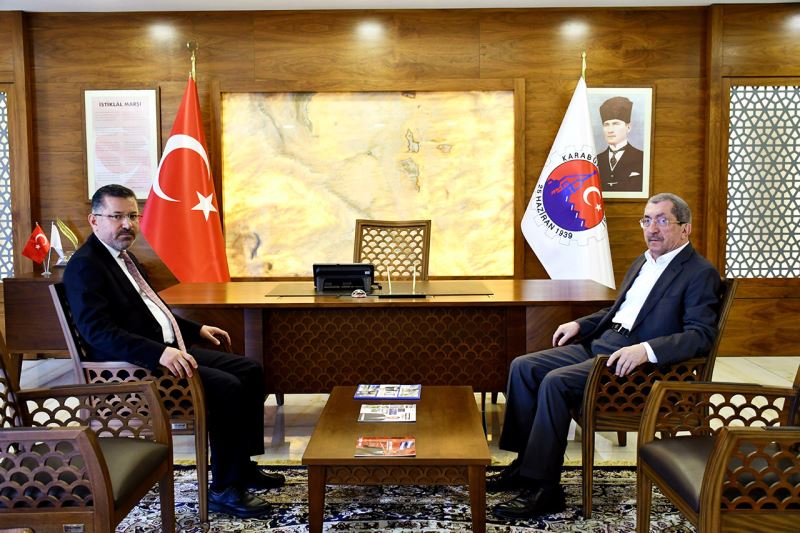 Karabük Üniversitesi Rektörü Prof. Dr. Fatih Kırışık’tan Başkan Vergili’ye Ziyaret