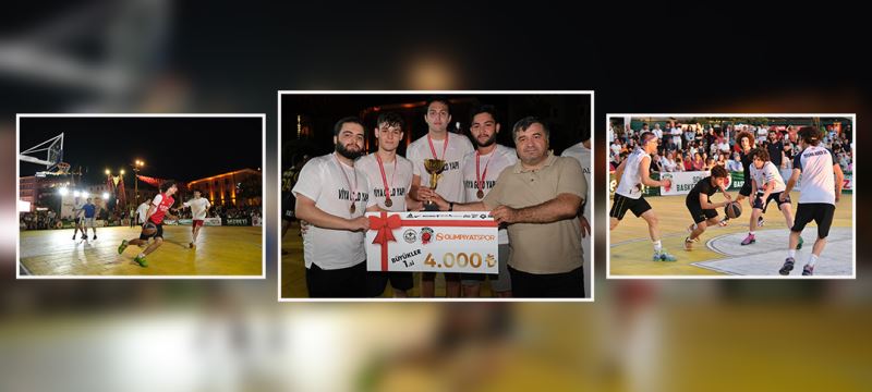 KIYASIYA REKABETİN YAŞANDIĞI SOKAK BASKETBOLU SONA ERDİ