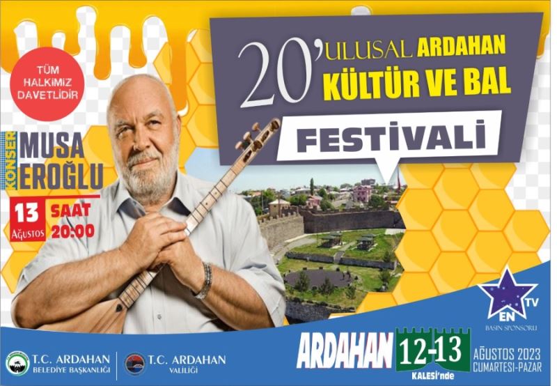 MUSA EROĞLU, FESTİVALDE ARDAHANLILARLA BULUŞACAK