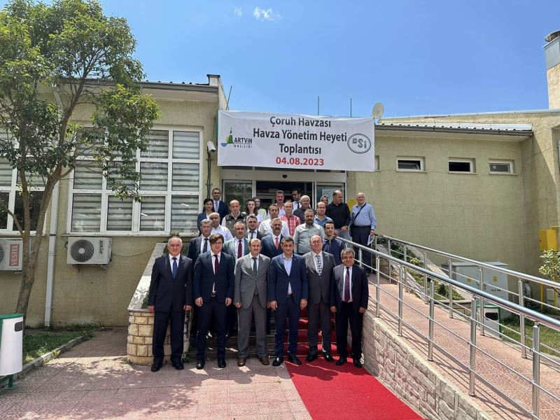 BAŞKAN ELÇİN ÇORUH HAVZASI YÖNETİM HEYETİ TOPLANTISINA KATILDI