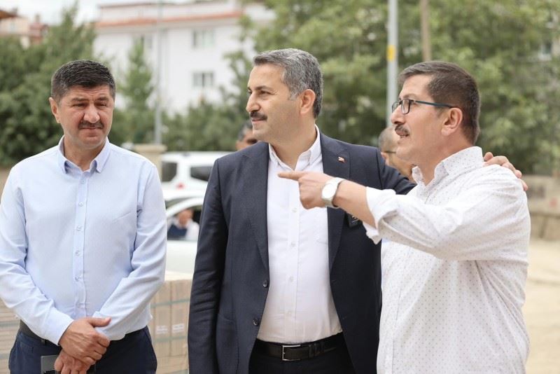 BAŞKAN EROĞLU ÇAY MAHALLESİNE MÜJDELERLE GELDİ