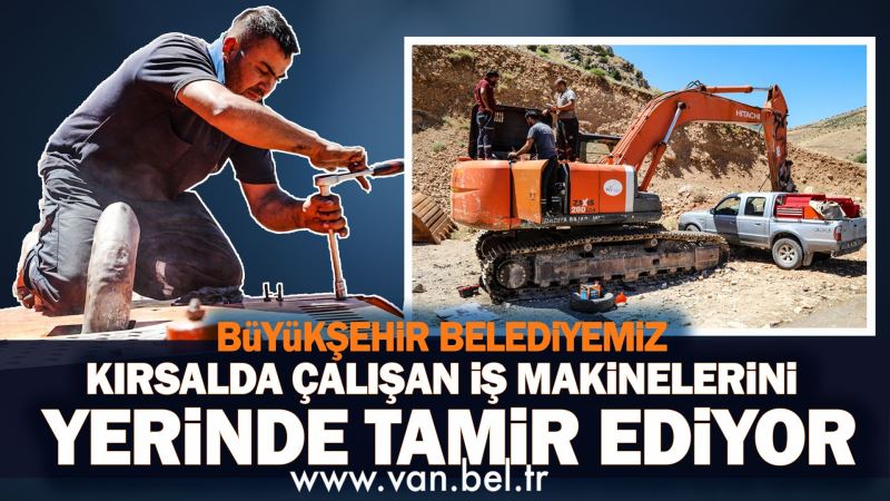 BÜYÜKŞEHİR BELEDİYESİMİZDEN SEYYAR TAMİR ÇALIŞMASI