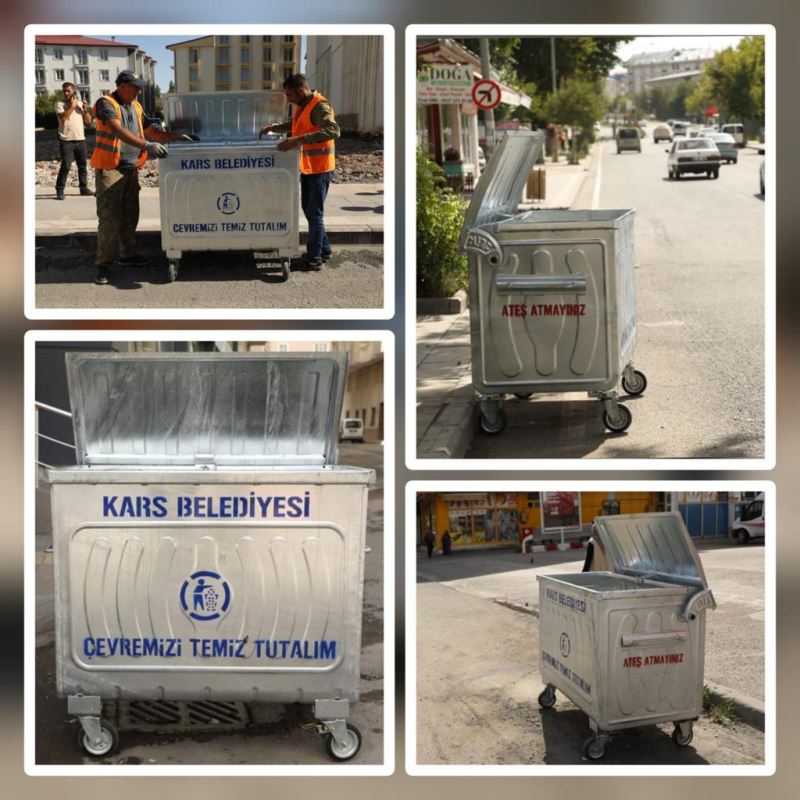 Çöp Konteynerlerini Yenilemeye Devam Ediyoruz…