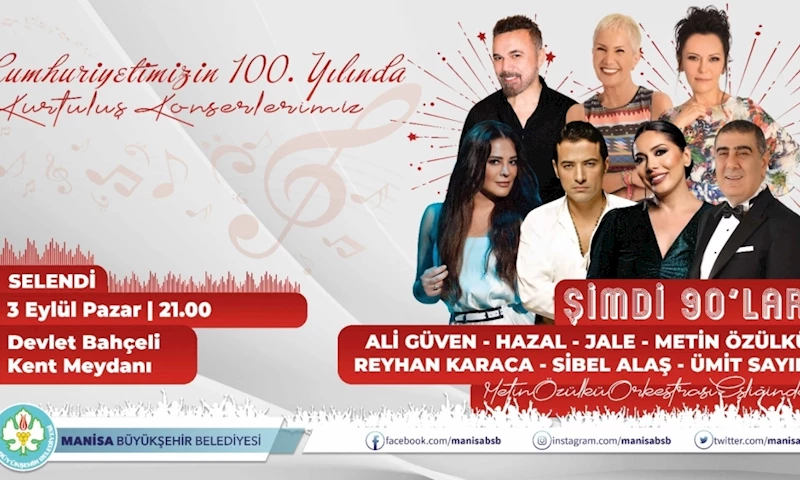 Selendi, “Şimdi 90’lar” İle Coşacak