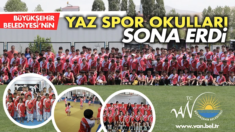BİN 310 ÇOCUĞUN KATILDIĞI YAZ SPOR OKULLARI TAMAMLANDI