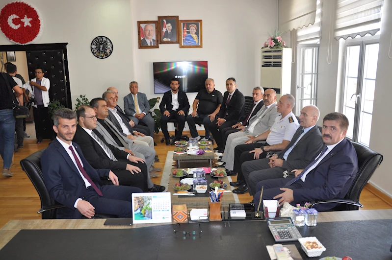 VALİMİZ H. ENGİN SARIİBRAHİM BELEDİYEMİZİ ZİYARET ETTİ