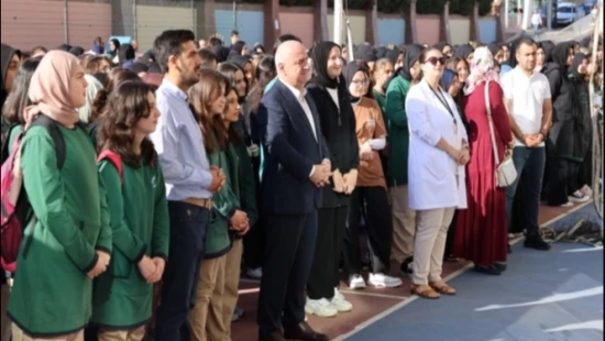 BAŞKAN BIYIK, OKULUN İLK GÜNÜ ÖĞRENCİLERİ YALNIZ BIRAKMADI