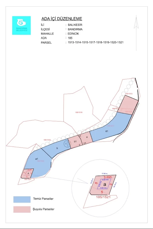 Edincik Mahallesi 185 Ada İçi Düzenlemesi