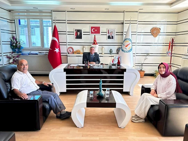 Hastane Başhekimi ve Müdürümüzden Belediyemize Ziyaret...