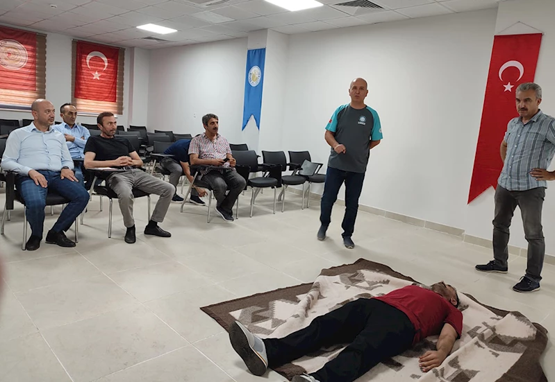 OLASI AFETLER İÇİN EĞİTİM ALDILAR…