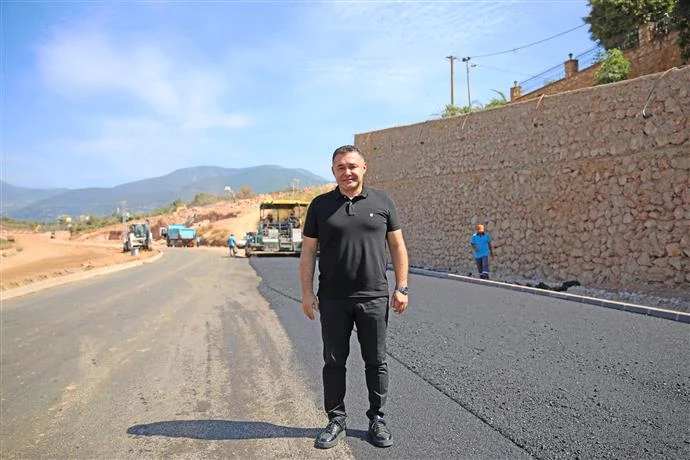 KESTEL 30 METRELİ YOLDA ASFALT ÇALIŞMASI BAŞLATILDI