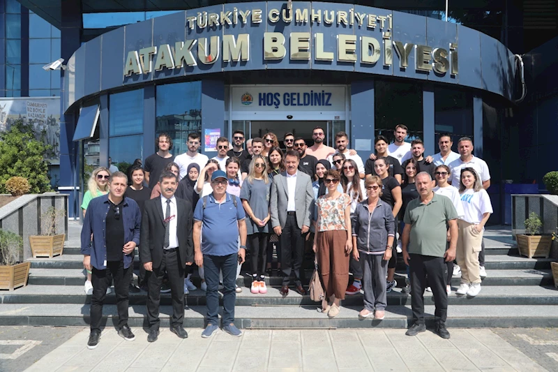 Atakum halk dansları ekibi festival yolcusu