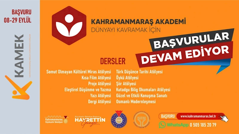 Büyükşehir’in Akademisinde Başvurular Sürüyor!