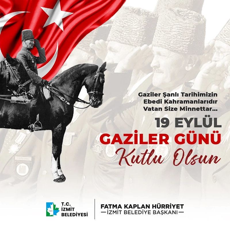 BAŞKAN HÜRRİYET:  KAHRAMAN GAZİLERİMİZE MİNNETLERİMİ SUNUYORUM
