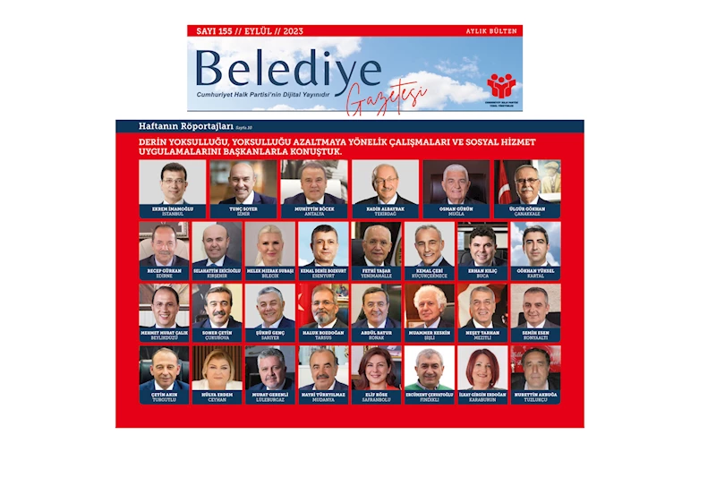 BAŞKANIMIZ EKİCİOĞLU, BELEDİYE GAZETESİ’NİN SORULARINI YANITLADI