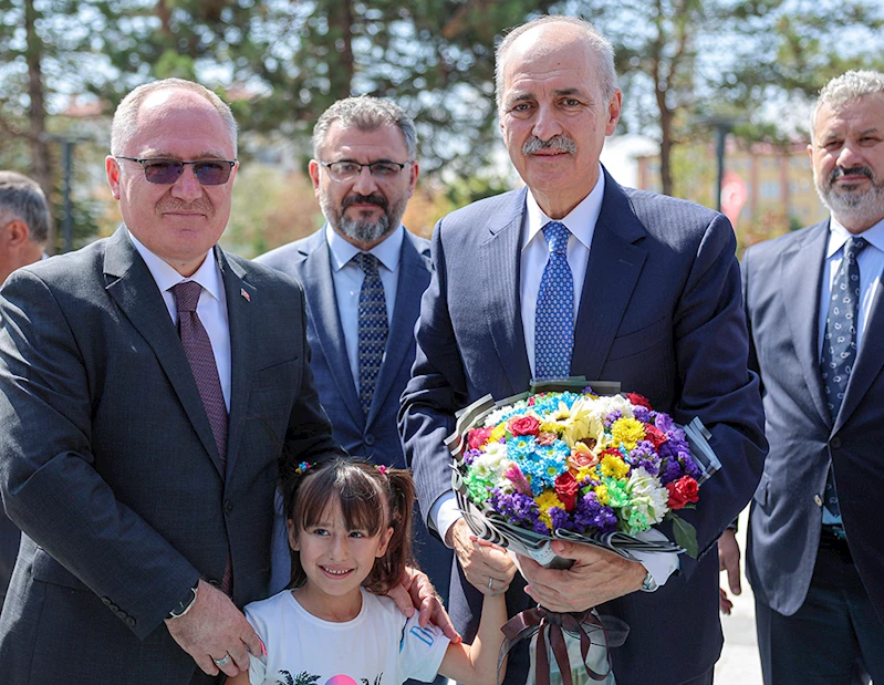 TBMM BAŞKANI KURTULMUŞ’TAN BİLGİN’E ZİYARET…