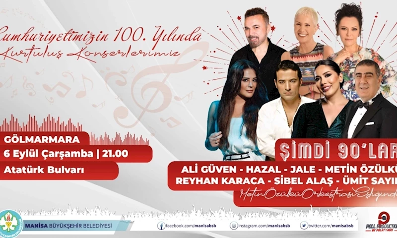 Gölmarmara, “Şimdi 90’lar” İle Coşacak