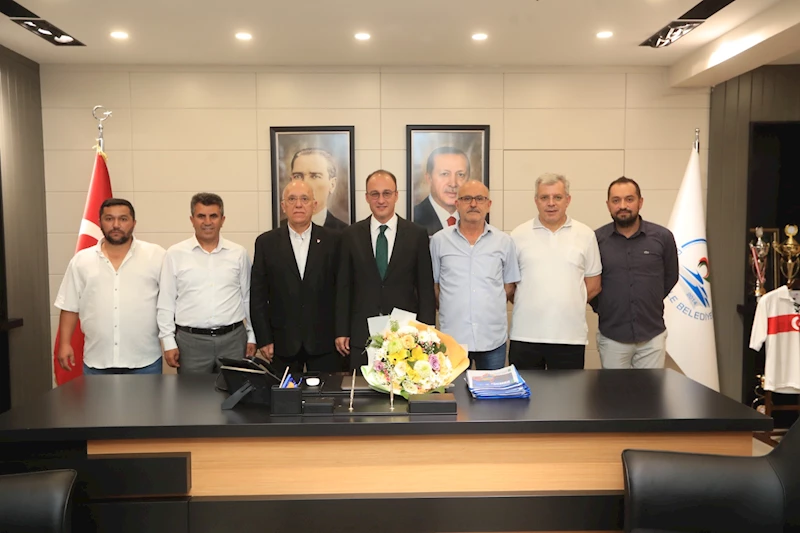 BAŞKAN ÖRKİ DENİZLİ ASKF YÖNETİMİNİ AĞIRLADI