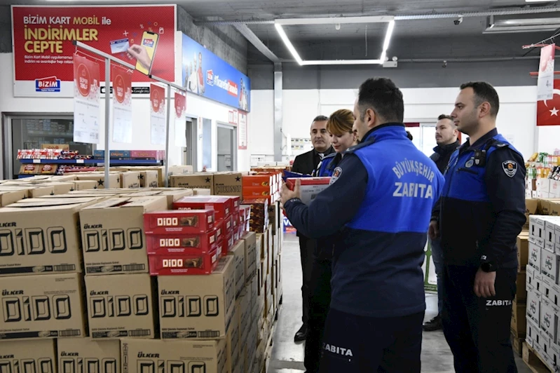 Büyükşehir zabıtadan sıkı denetim