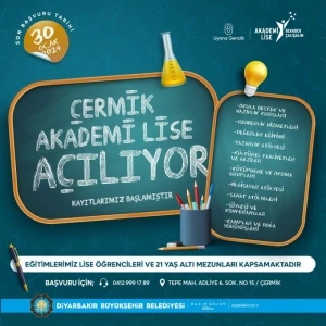 Çermik Akademi Lisede kayıtlar başladı