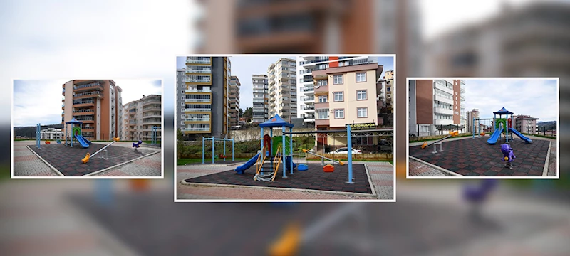 GEDİKKAYA’DAKİ ÇOCUK OYUN PARKI KULLANIMA HAZIR HALE GETİRİLDİ
