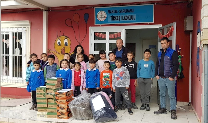 Başkan Ergün’ün Karne Hediyesi Tirkeş İlkokulu’na Ulaştırıldı