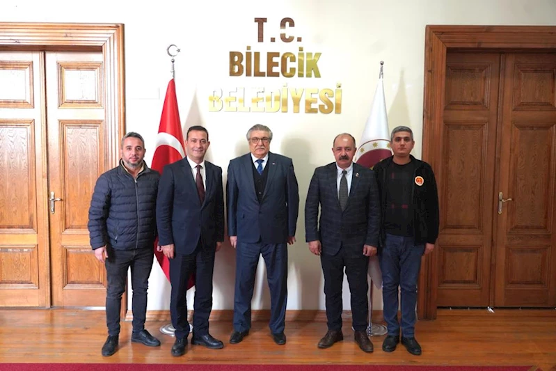 BELEDİYE BAŞKANI MUSTAFA SADIK KAYA’YA HAYIRLI OLSUN ZİYARETİ