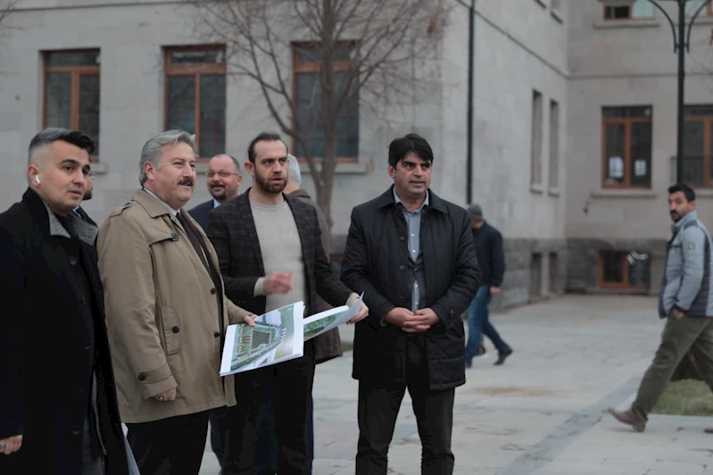 ŞEHRİN MERKEZİNE NEFES OLACAK PROJEDE SONA YAKLAŞILDI