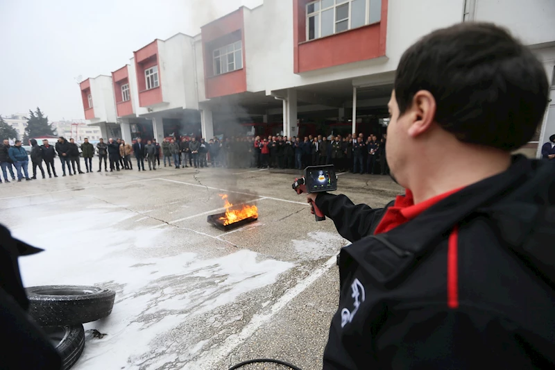 GAZİANTEP İTFAİYESİ DEĞİŞEN TEKNOLOJİLERİN NEDEN OLACAĞI RİSKLERE KARŞI HAZIR
