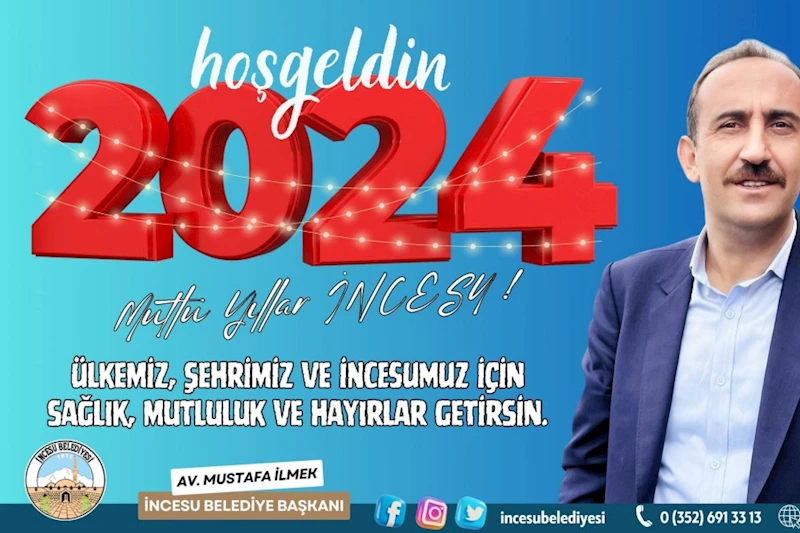 Kıymetli hemşehrilerim; 2023 yılında yaşamış olduğumuz acı ve tatlı günleri geride bıraktığımız bu günde 2024 yılının Size, İncesu