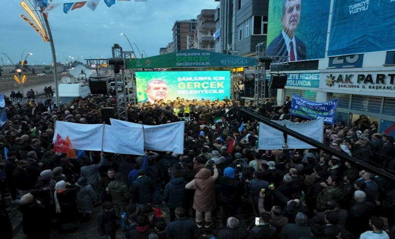 Şanlıurfalılar Başkan Beyazgül’ü Bağrına Bastı