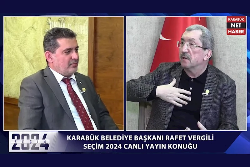 Başkan Vergili Karabük Net Haber Canlı Yayınına Katıldı