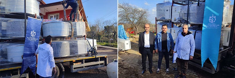 Büyükşehir’den % 50 hibeli soğuk süt tankı